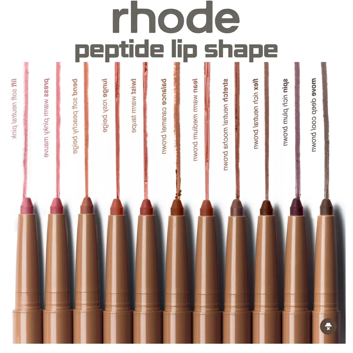 Rhode - Crayon contour des lèvres aux peptides, édition limitée 2026 - Lèvres lisses, teintées, brillantes et hydratées