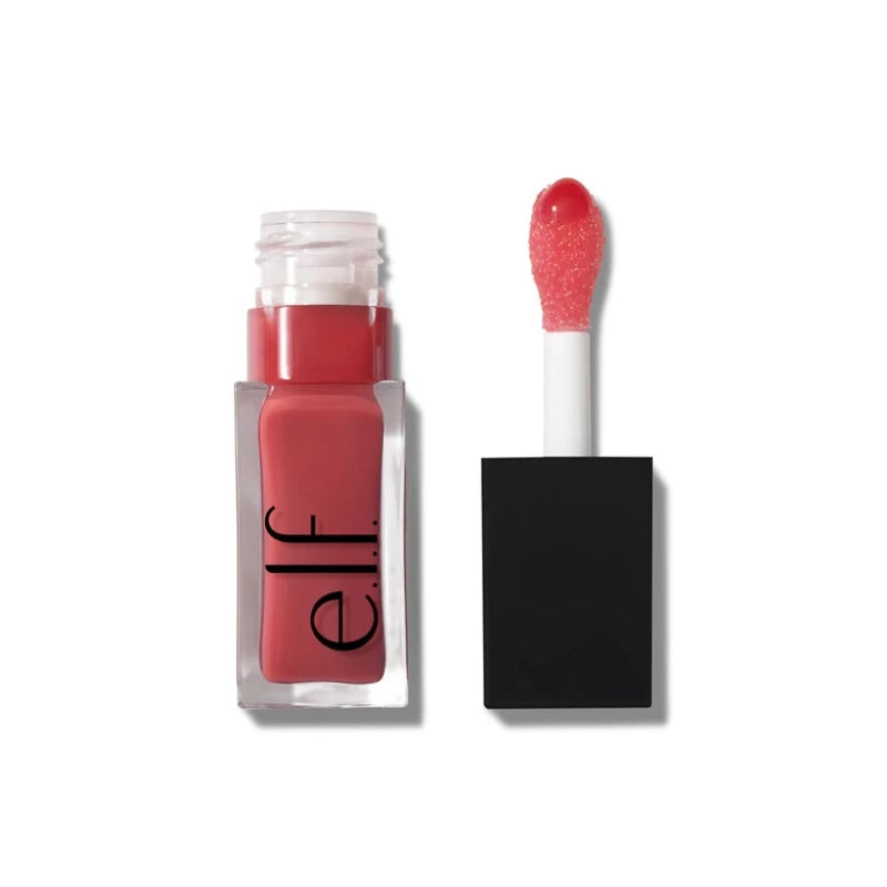 e.l.f. - Huile à lèvres nourrissante, effet repulpant et glossy, teinte Candy Divine Wine, légère, hydratante et sublimatrice.