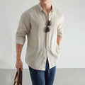 Chemise homme à manches longues - Style décontracté