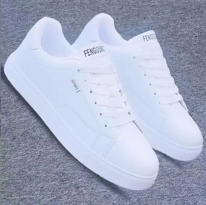 Baskets blanches pour homme - Style décontracté