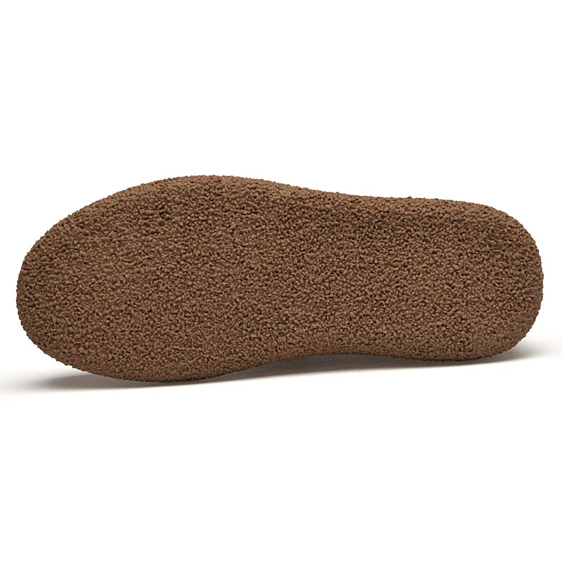Chaussures décontractées pour homme en cuir véritable et daim - Fabrication artisanale