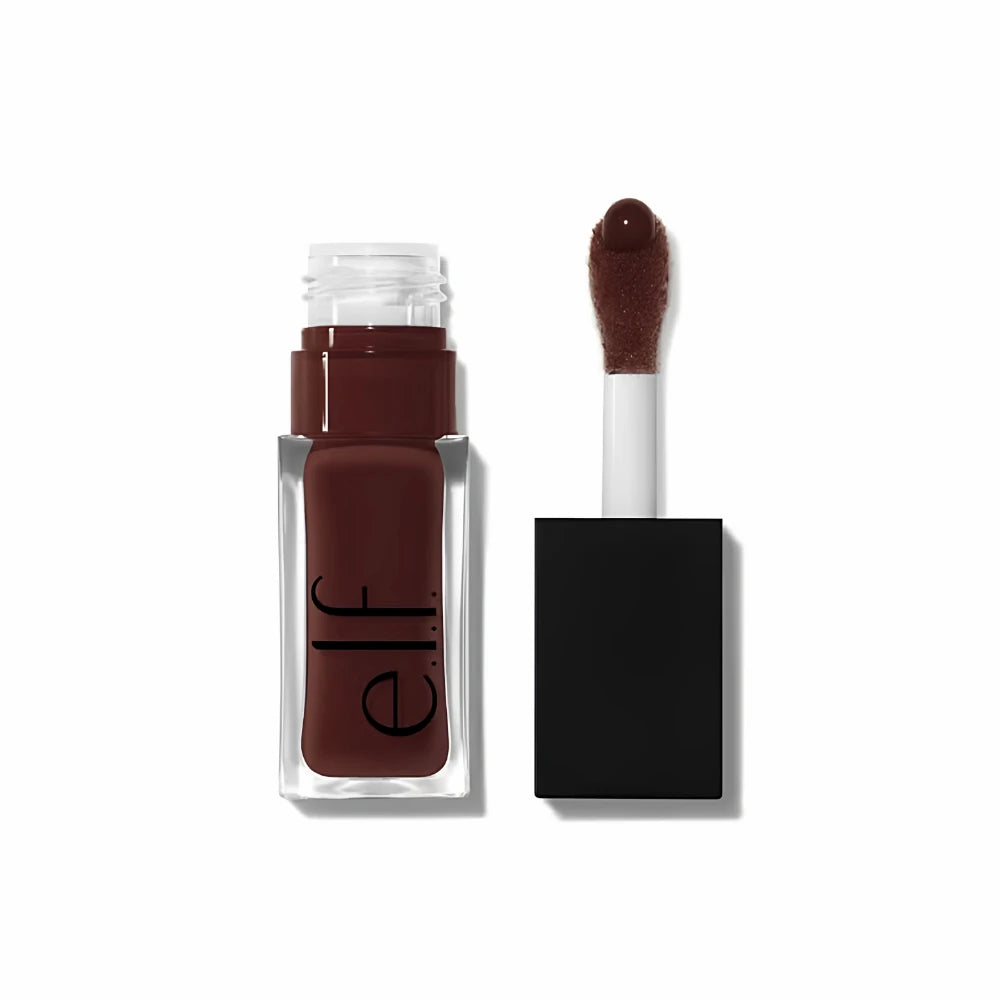 e.l.f. - Huile à lèvres nourrissante, effet repulpant et glossy, teinte Candy Divine Wine, légère, hydratante et sublimatrice.