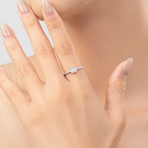 Bague MODIAN en argent massif 925 pour femme