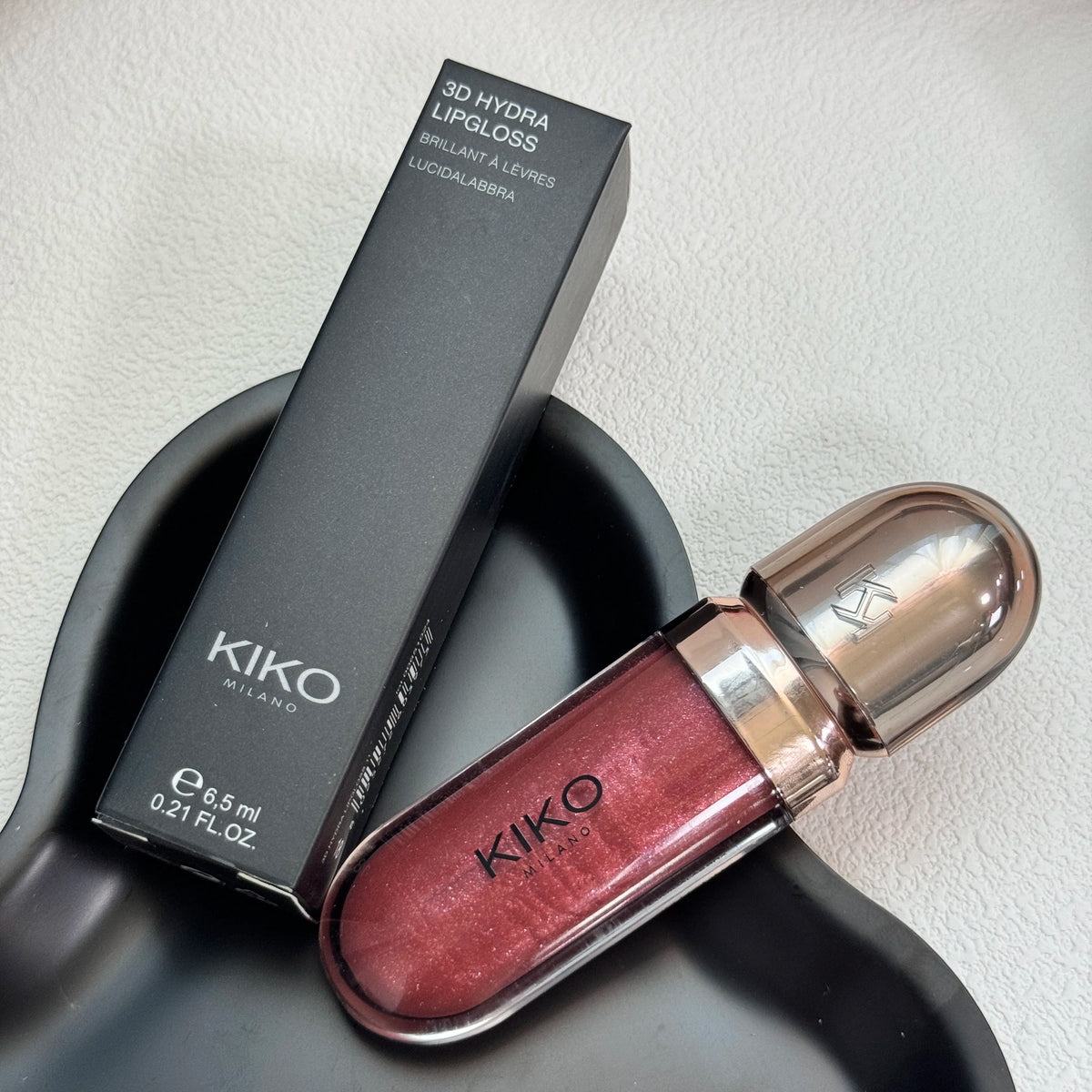 KIKO - Gloss à lèvres liquide 3D effet miroir, nacré et scintillant, hydratant, waterproof, repulpant, brillant et longue tenue sans transfert.