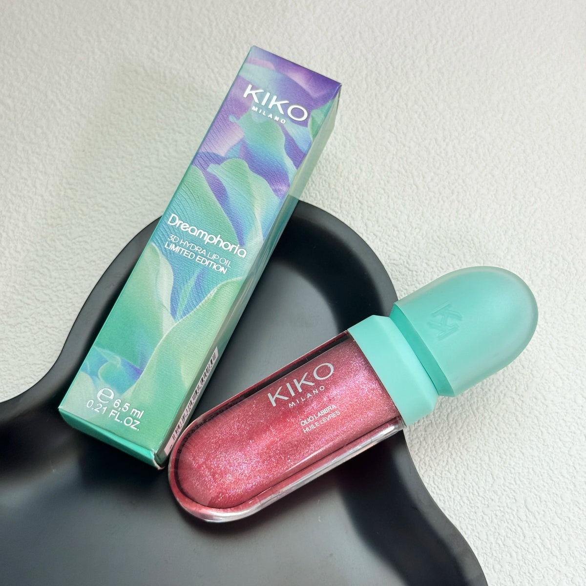 KIKO - Gloss à lèvres liquide 3D effet miroir, nacré et scintillant, hydratant, waterproof, repulpant, brillant et longue tenue sans transfert.