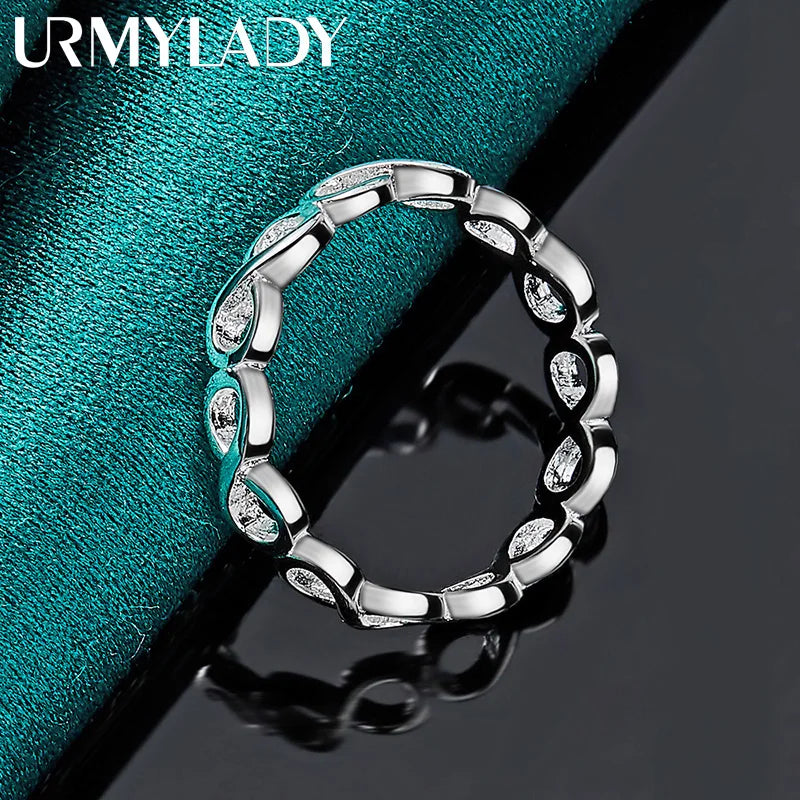 Bague URMYLADY en argent sterling 925 - Croix et symbole de l’infini