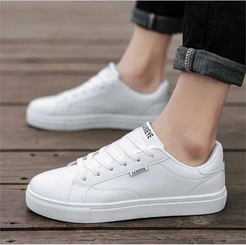 Baskets blanches pour homme - Style décontracté