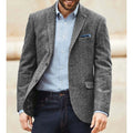 Blazer homme à motif chevrons - Coupe ajustée