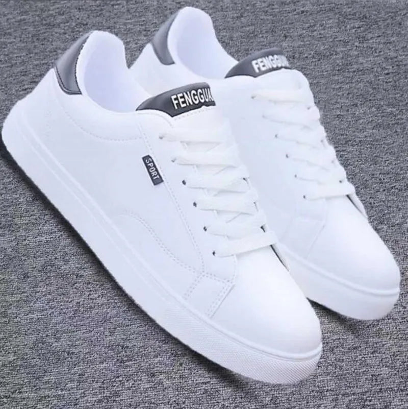 Baskets blanches pour homme - Style décontracté