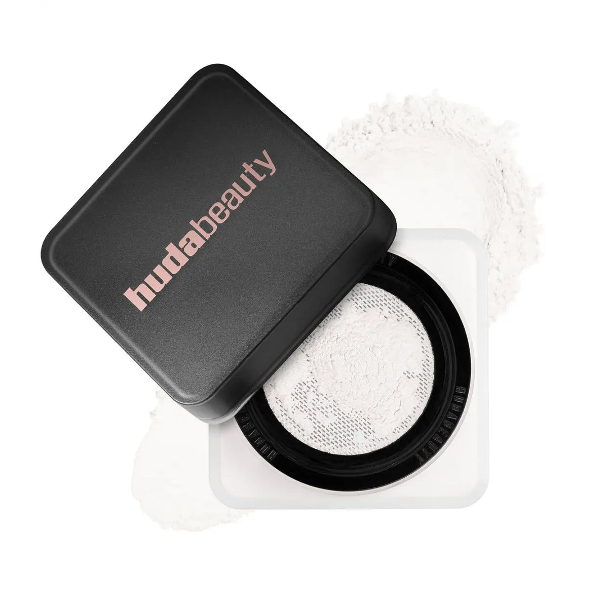 HUDA BEAUTY -Poudre fixatrice délicate longue tenue, contrôle du sébum, maintien de l’hydratation et effet peau lisse sans pores visibles.