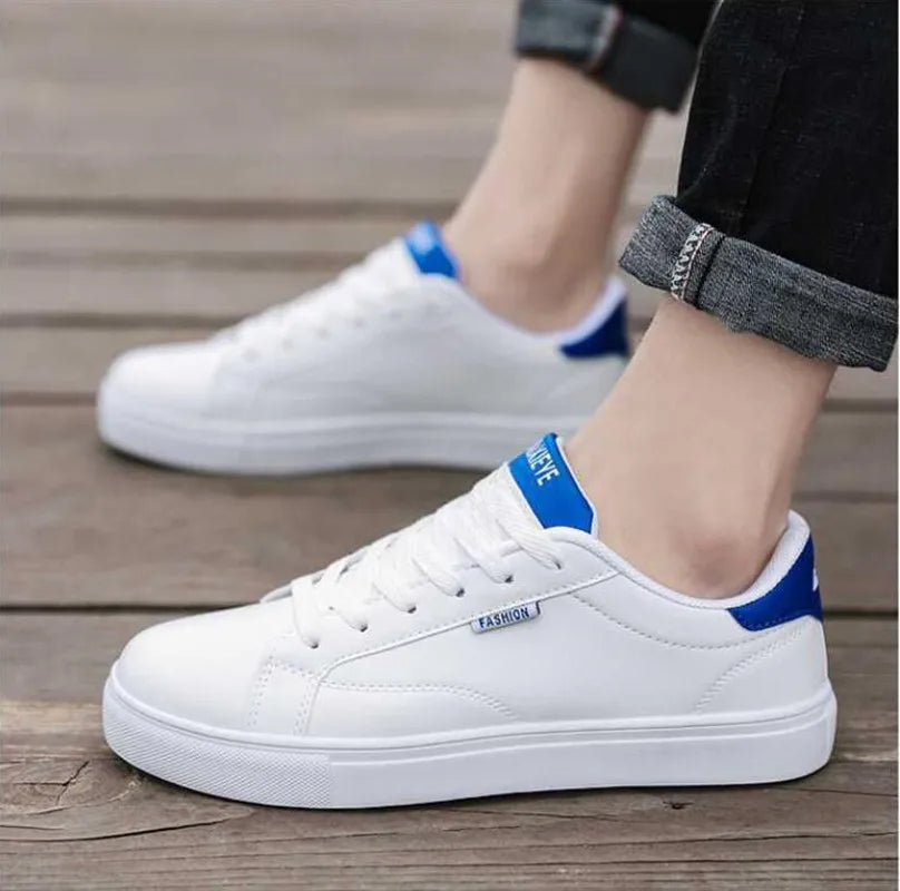 Baskets blanches pour homme - Style décontracté
